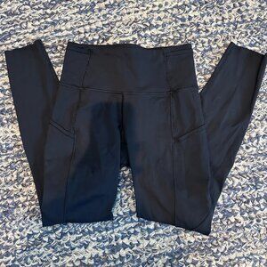 Lululemon Fast Free 7/8 Tight II Nulux 25" Black Size 4